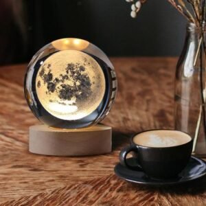 Crystal Galaxy Moon Ball C0201