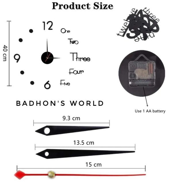 3D Wall Clock
