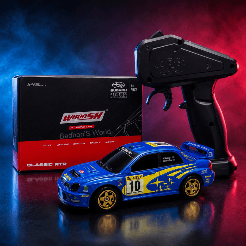 1:43 scale 4wd rc whoosh drift car