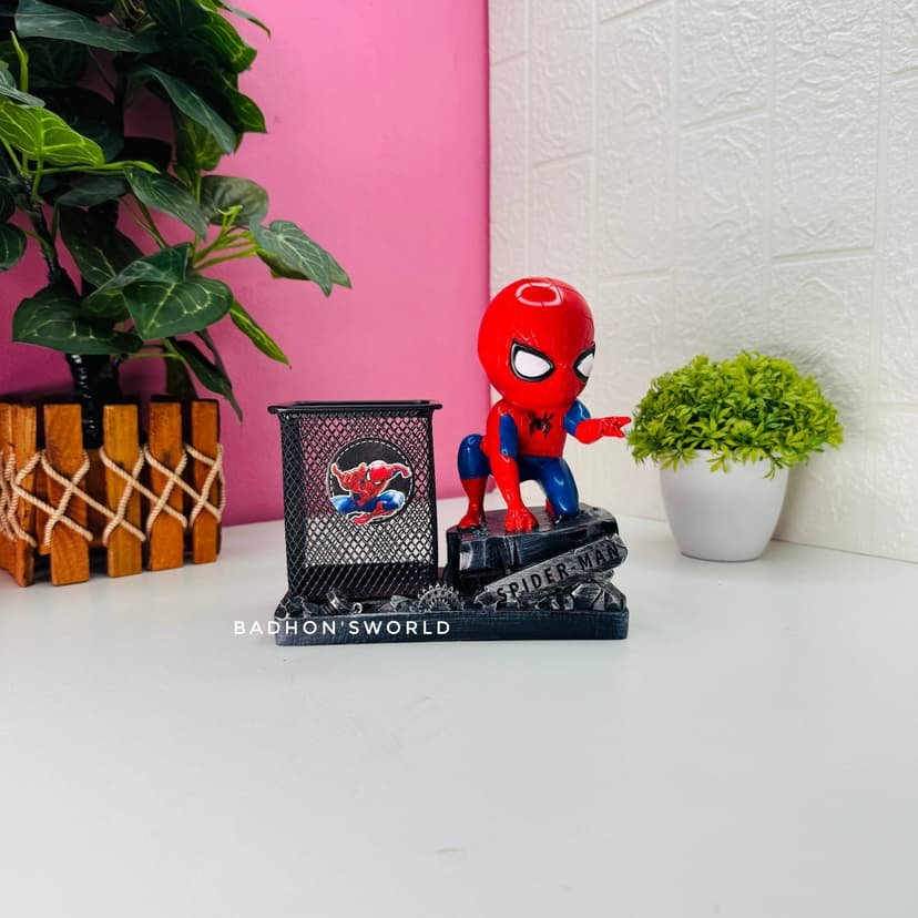 spider man character pen holder – 24378