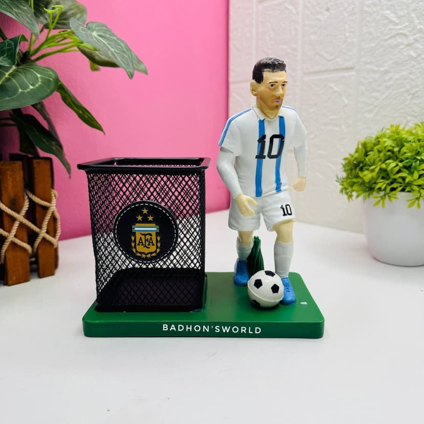 argentina messi no. 10 football player pen holder